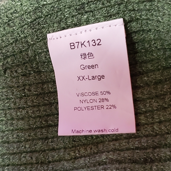 Plus Size Avacado Turtleneck with Split Sides  Plus Size - Picture 13 of 13